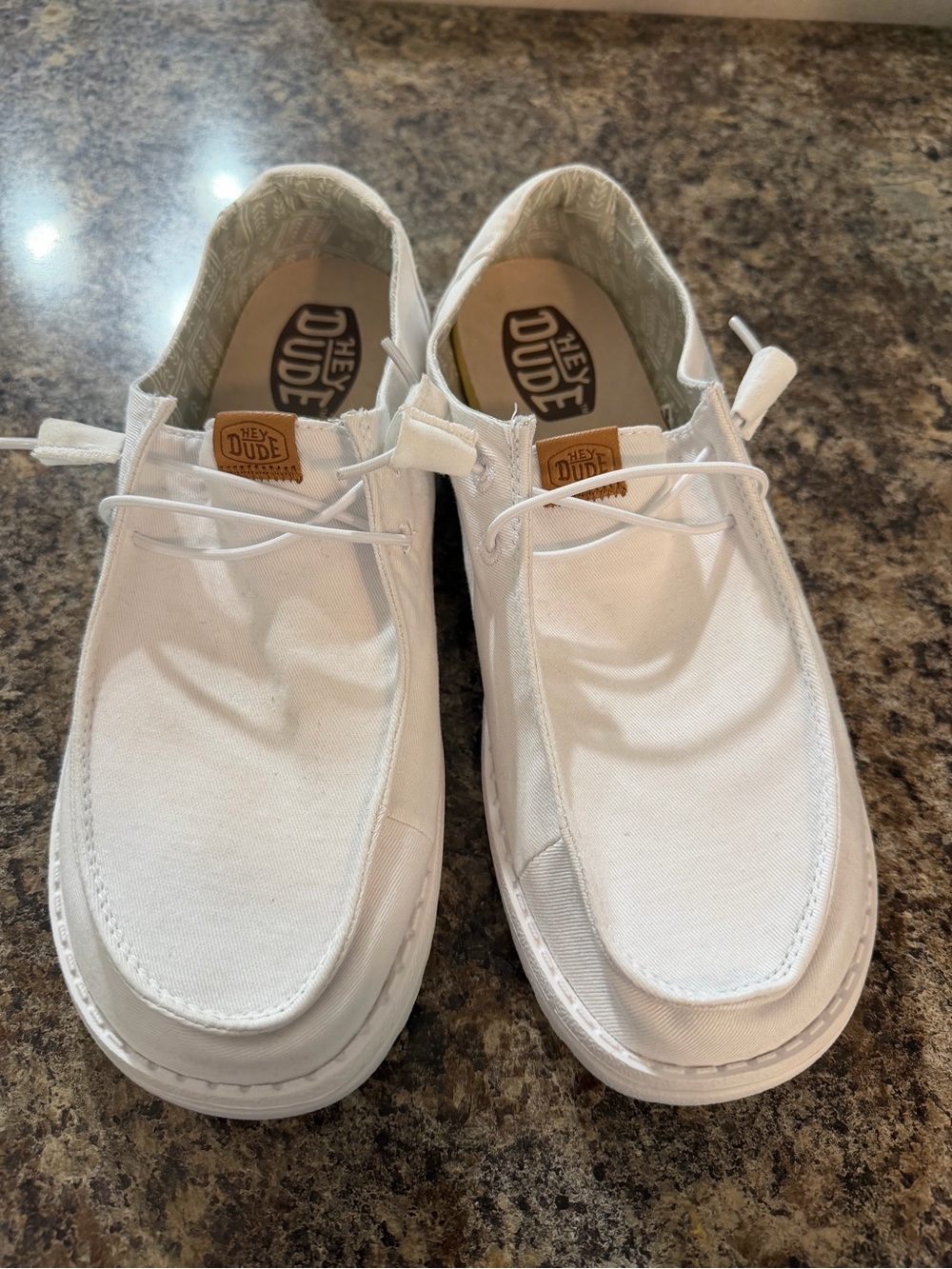 Hey Dude women’s White Casual Slip-On Loafers Sz 11